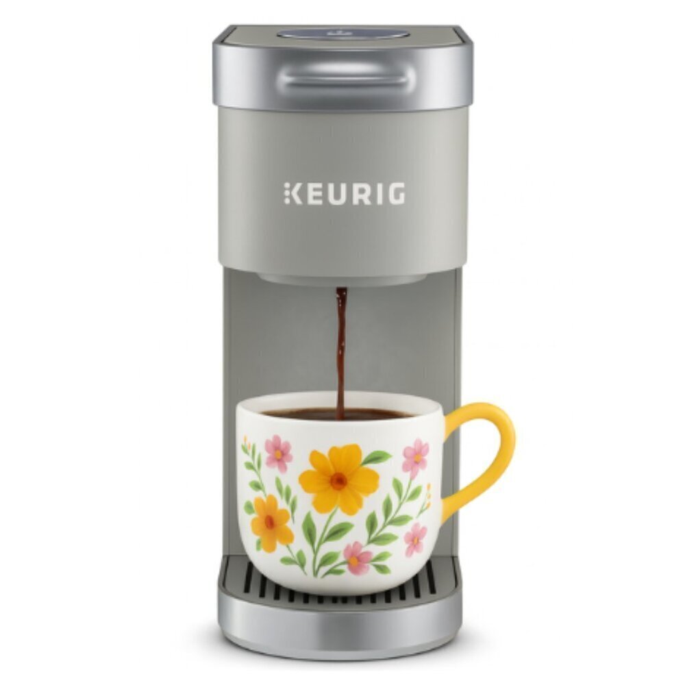 Keurig K-Mini Single Serve K-Cup Pod Coffee Maker, 6 to 12oz Brew Size, Gray